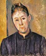 Paul Cezanne Portrait of Madame Cezanne oil painting reproduction